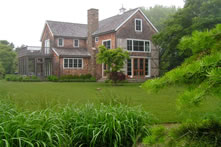 Landscaped front yard